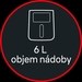 Objem nádoby 6 litrů